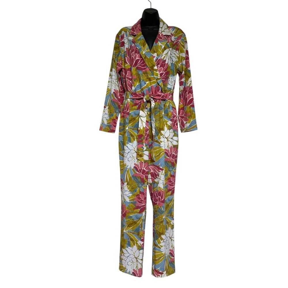 BEAUTIFUL by Lawrence Zarian The JJ Regular Draped Belted Jumpsuit Pink Lotus 6